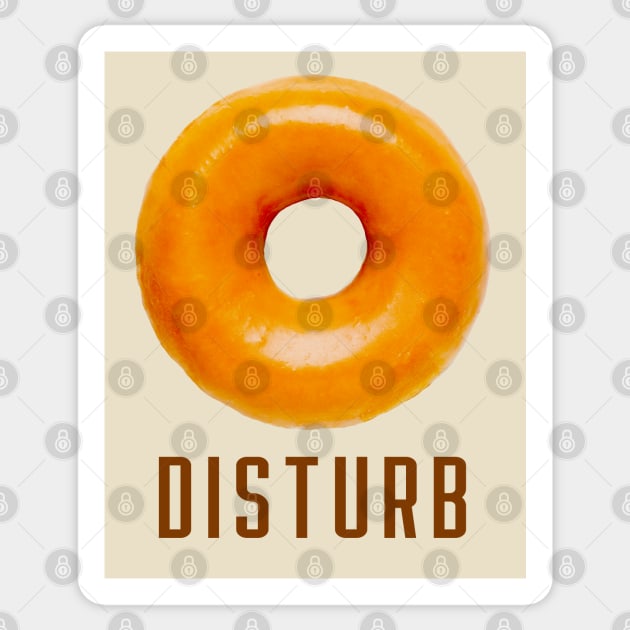 Donut Disturb Sticker by VinagreShop